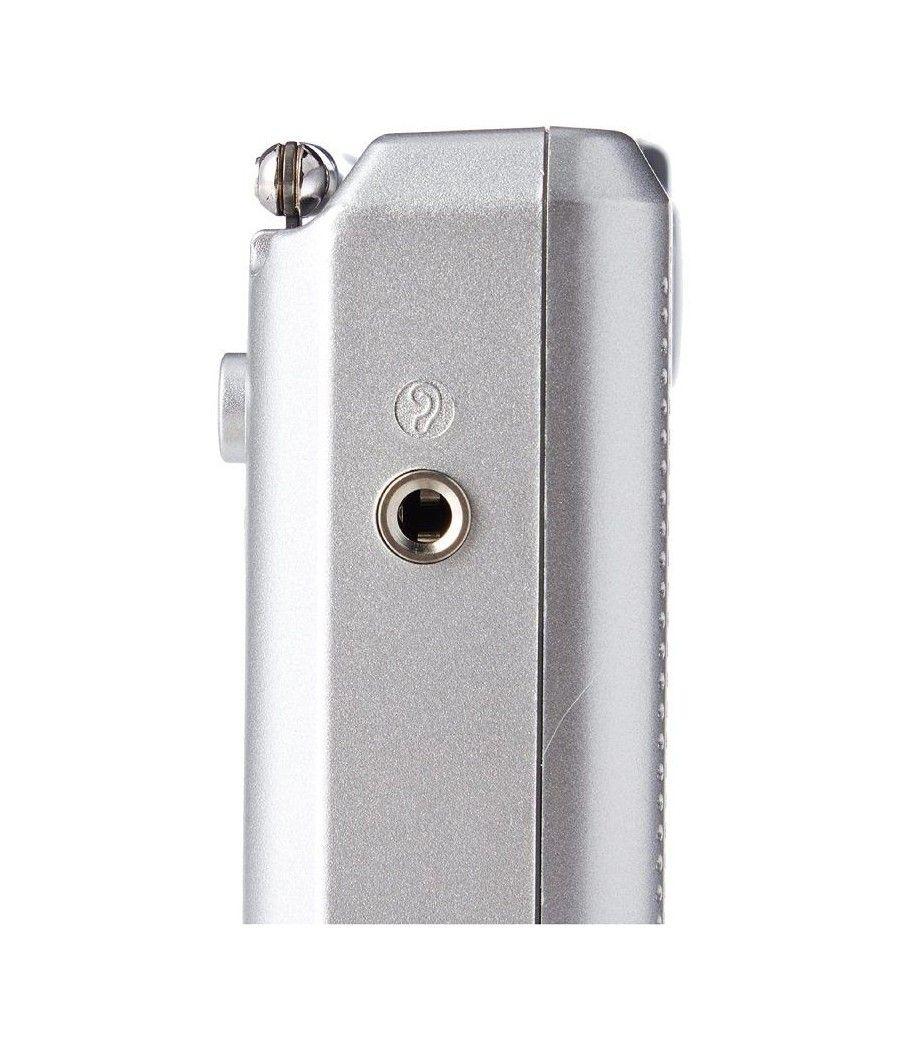 Radio portátil panasonic rf-p150d/ plata