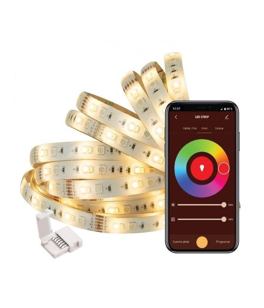 Tira led muvit io miolst002/ 5m/ 24w/ color rgb+cct/ regulable/ wifi