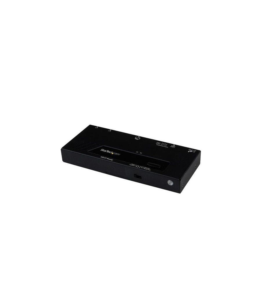 StarTech.com Switch HDMI de 2 Puertos con Conmutado Automático y Prioritario - 1080p - Imagen 1