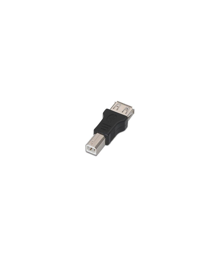 Nanocable 10.02.0002 cambiador de género para cable USB 2.0 B USB 2.0 A Negro - Imagen 2