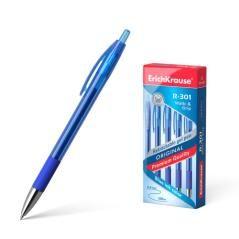 Bolígrafo de gel automático r-301 original gel matic&grip, color de la tinta azul erich krause 46814 pack 12 unidades