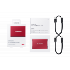 Samsung portable ssd t7 1000 gb rojo