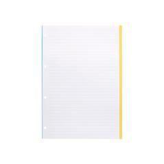 Recambio liderpapel a4 100 hojas 100g/m2 rayado horizontal 4 taladros bandas de 5 colores antartik