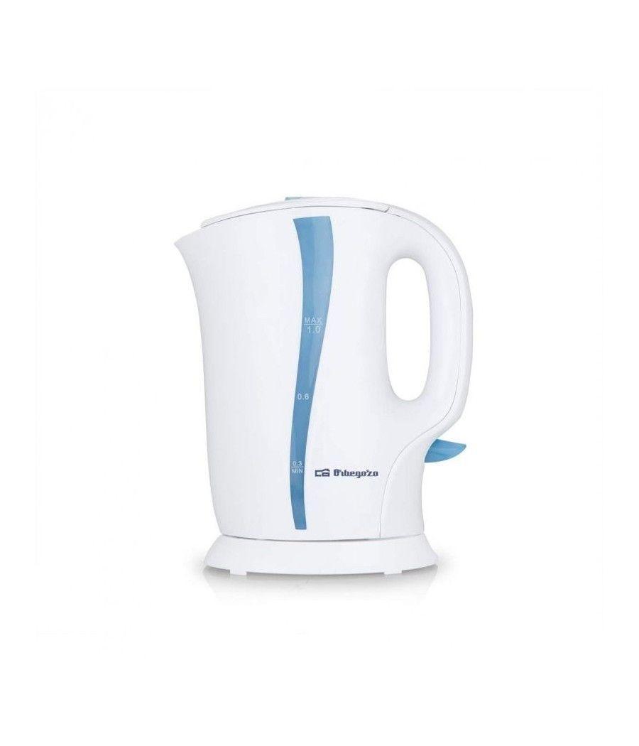 Hervidor de agua orbegozo kt 5002/ 900w/ capacidad 1l