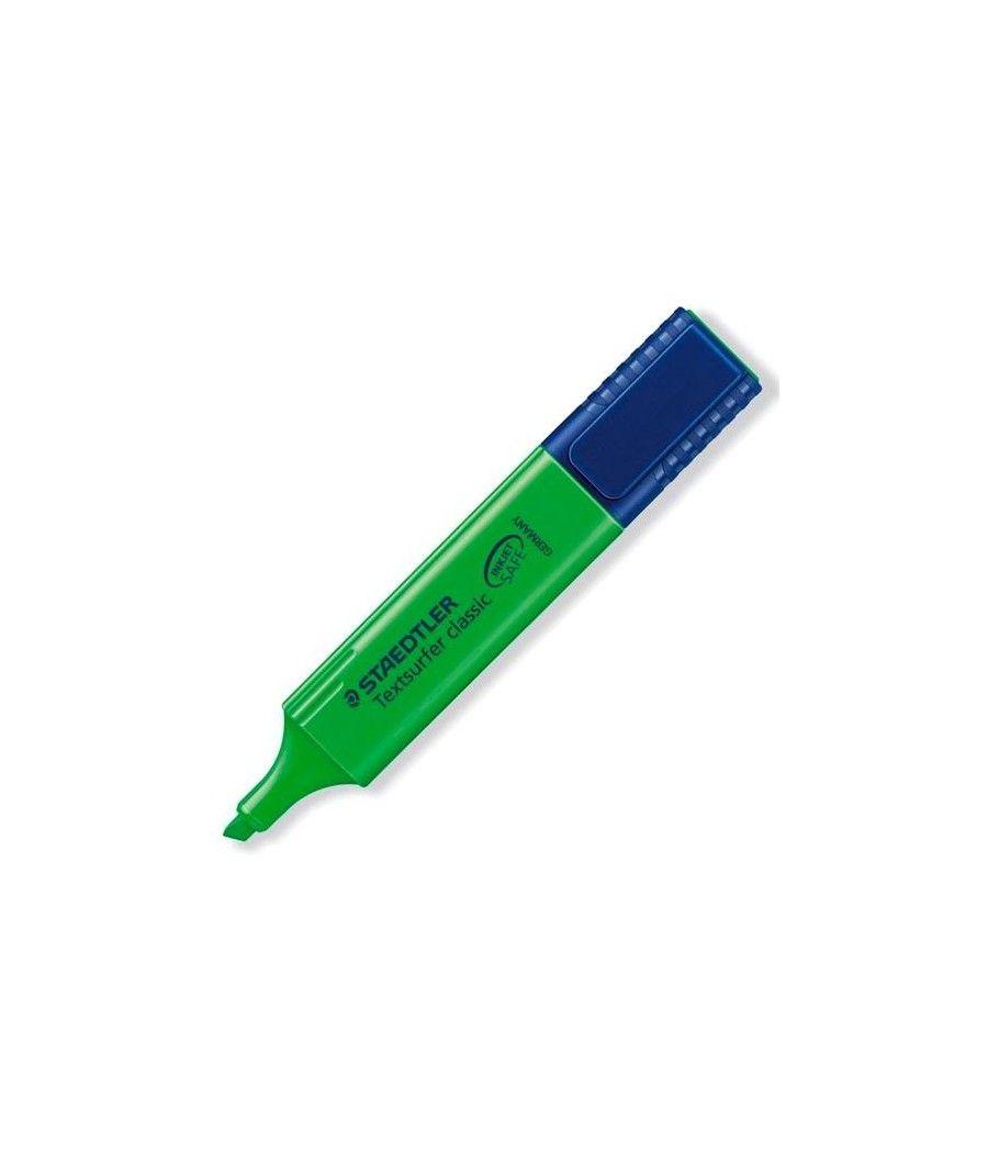 Staedtler marcador fluorescente textsurfer classic verde pack 10 unidades