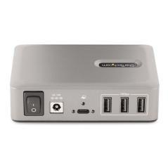 StarTech.com Hub Concentrador USB-C de 10 Puertos - 8x USB-A/2x USB-C - con Fuente de 65W - USB 3.1 10Gbps - Ladrón USB Tipo C c