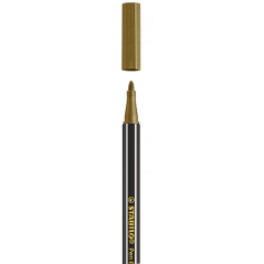 Rotulador acuarelable metal punta media 1,4mm. pen 68 oro stabilo 68/810 pack 10 unidades