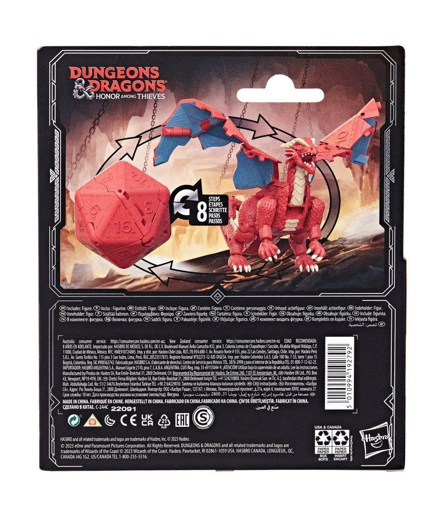 Figura hasbro dicelings dungeons & dragons : honor among thieves - red dragon