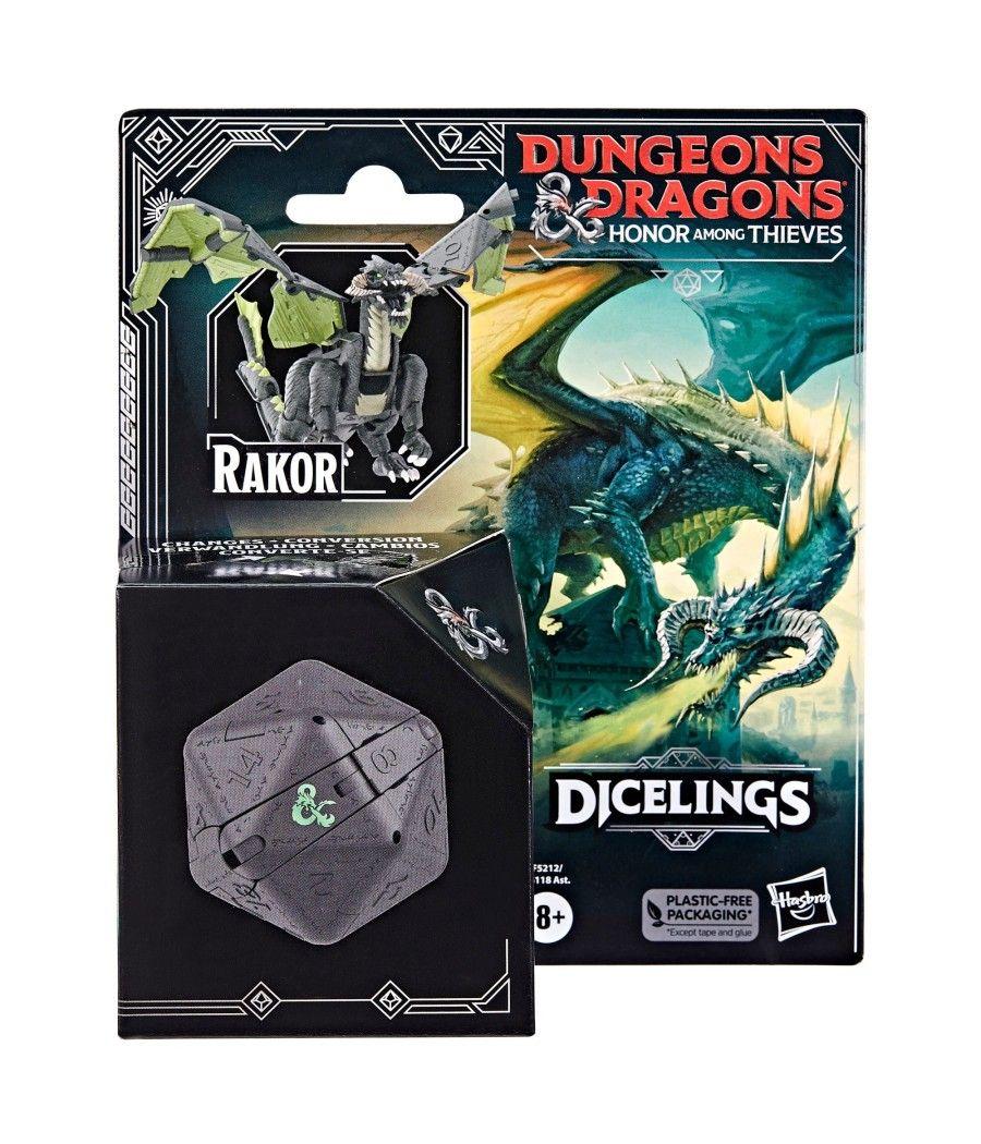 Figura hasbro dicelings dungeons & dragons : honor among thieves - black dragon