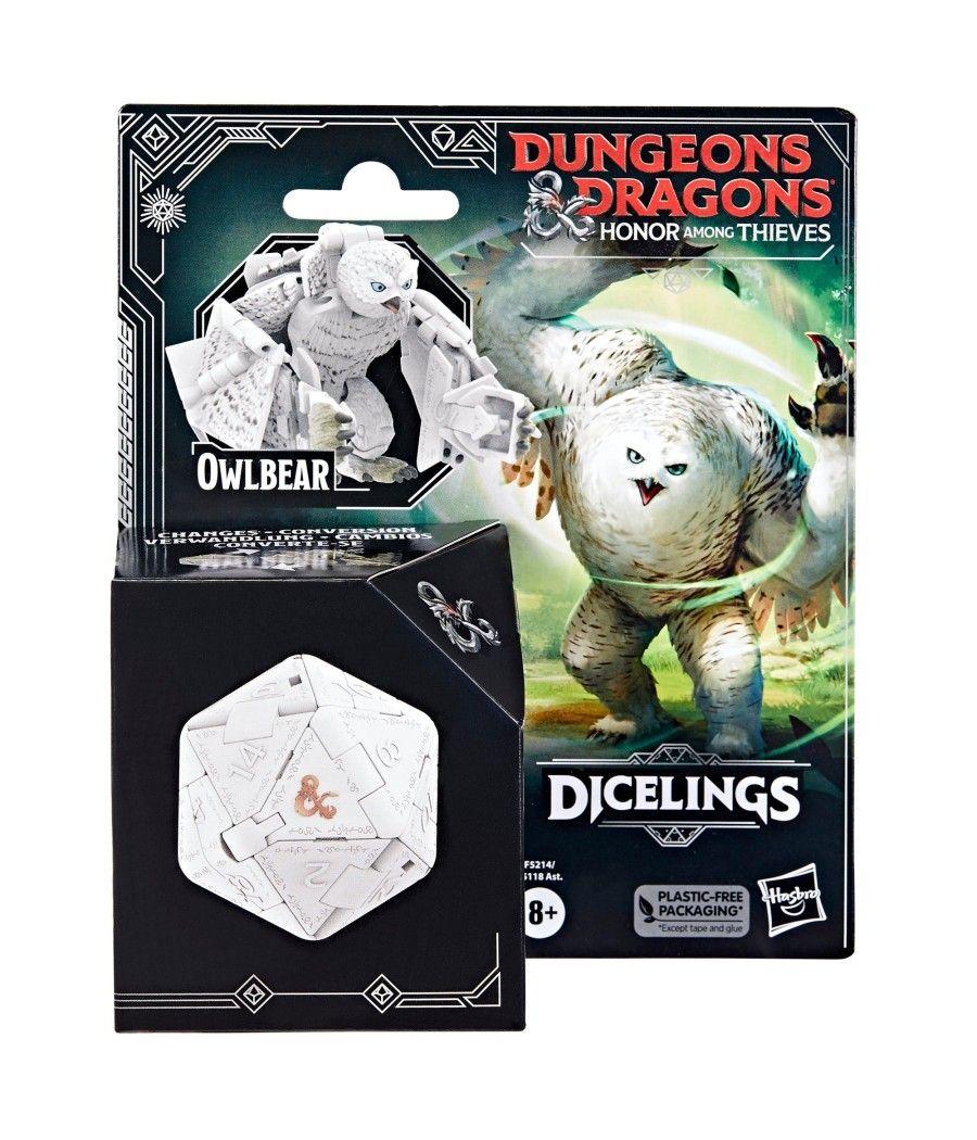 Figura hasbro dicelings dungeons & dragons : honor among thieves - white owlbear