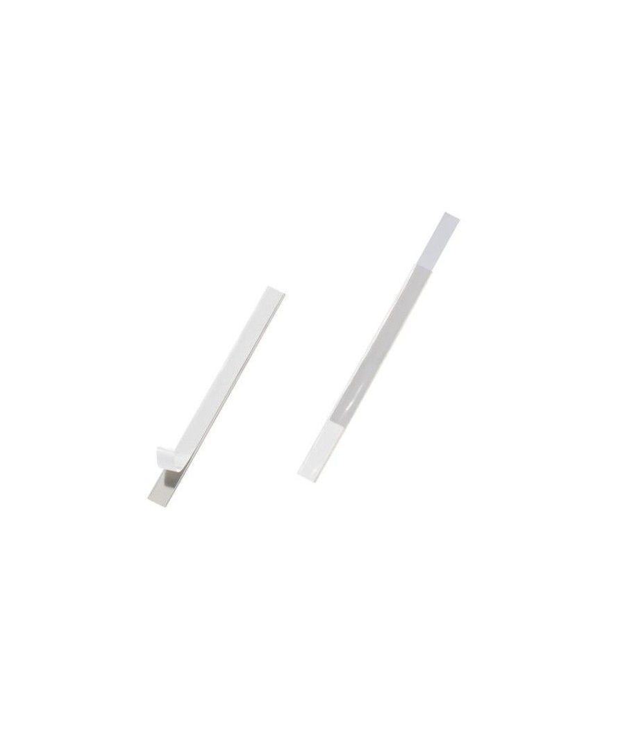 Durable tira autoadhesiva schildfix para marcar 15x200mm caja 10u transparente