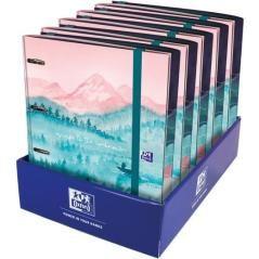 Oxford carpeta anillas europeanbinder 4x35mm ice explorer c/recambio 5/secc. pastel 5x5 a4+ c/surtidos