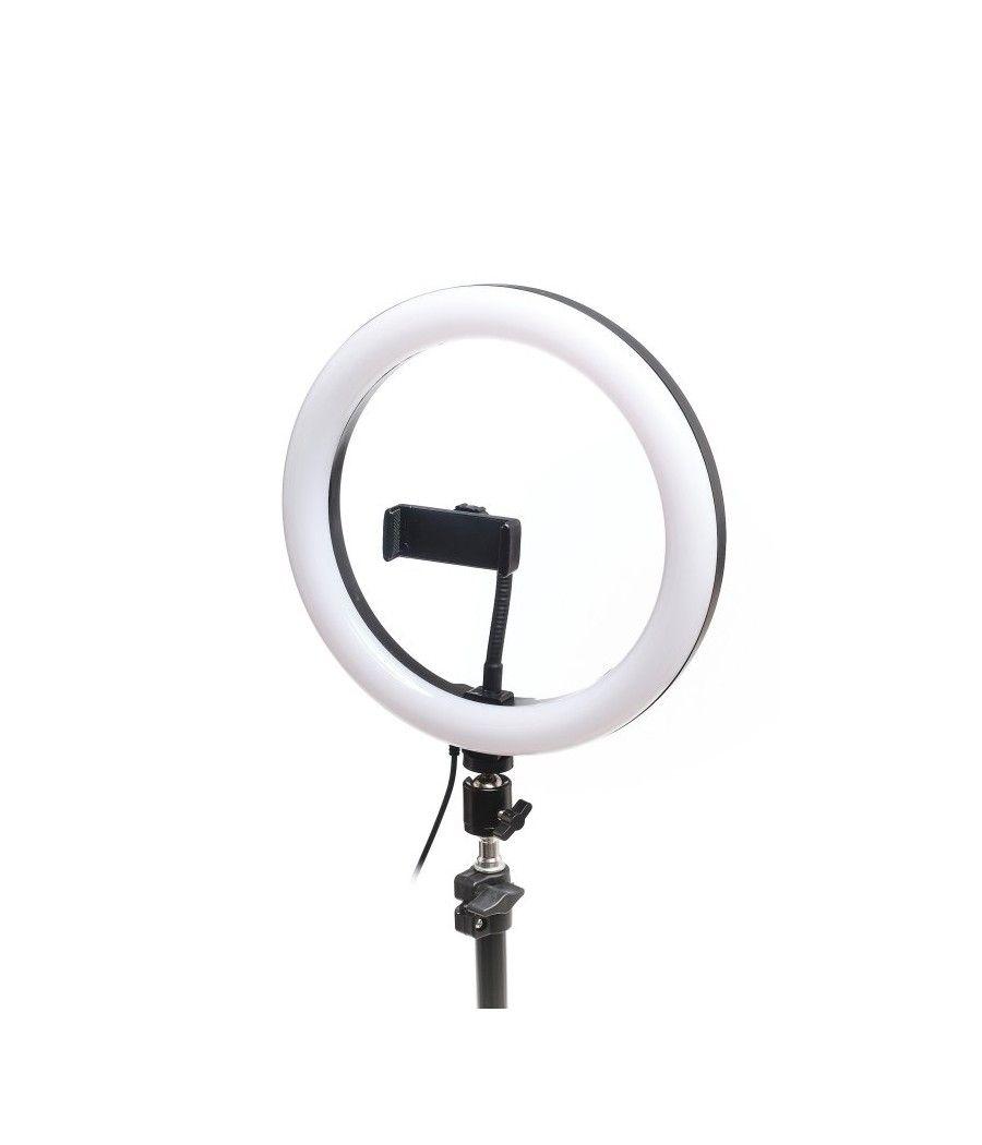 Iggual kit anillo luz led 10" + trípode 200 cm