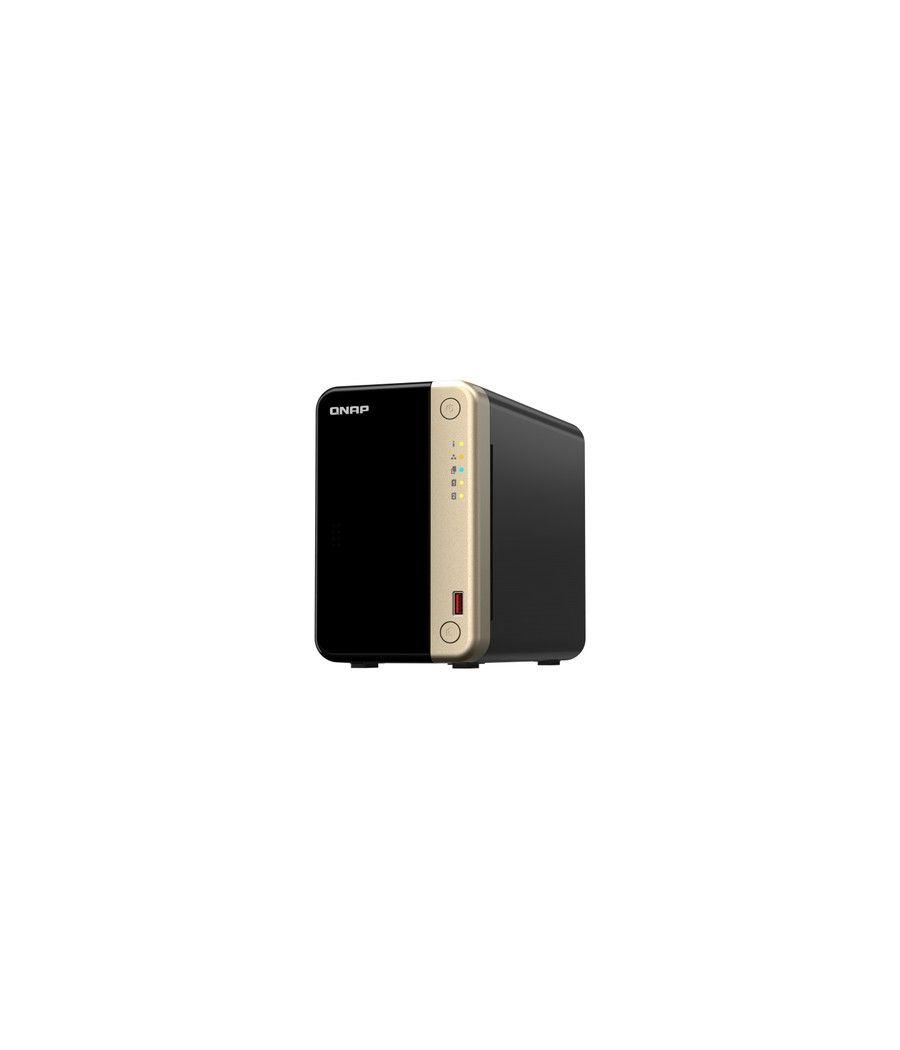 QNAP TS-264 NAS Torre Ethernet Negro, Oro N5095