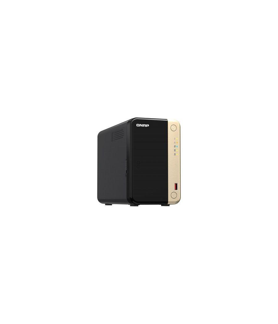 QNAP TS-264 NAS Torre Ethernet Negro, Oro N5095