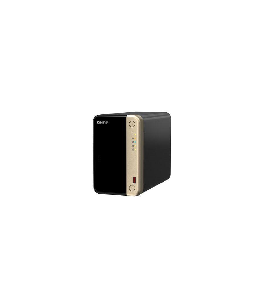 QNAP TS-264 NAS Torre Ethernet Negro, Oro N5095