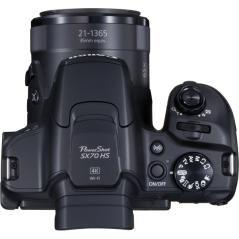 Camara digital canon powershot sx70 hs 20.3mp - zo 65x - 3'' - video 4k - wifi - negra - litio