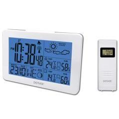 Estacion meteorologica denver ws - 530white con radio despertador blanco