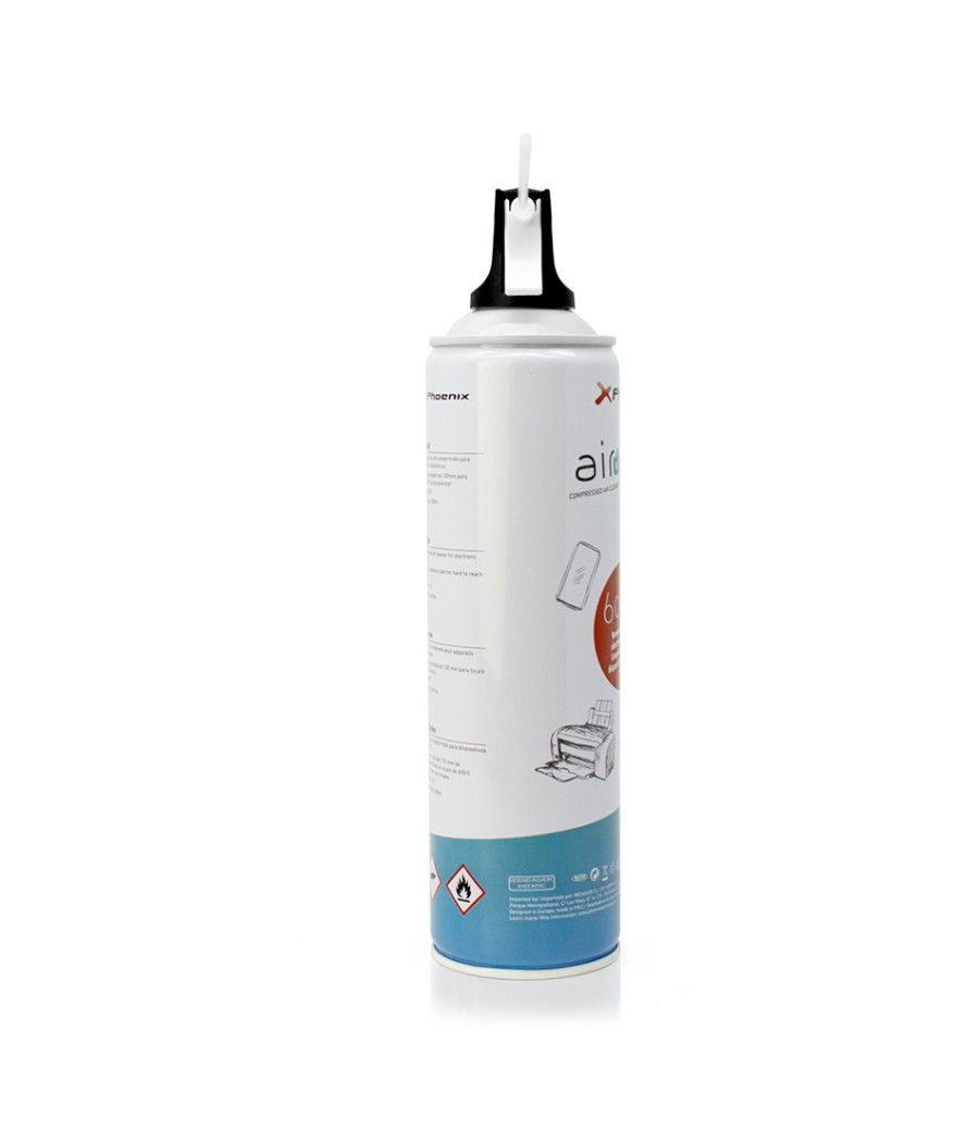 Limpiador de aire comprimido phoenix 600ml - uso vertical