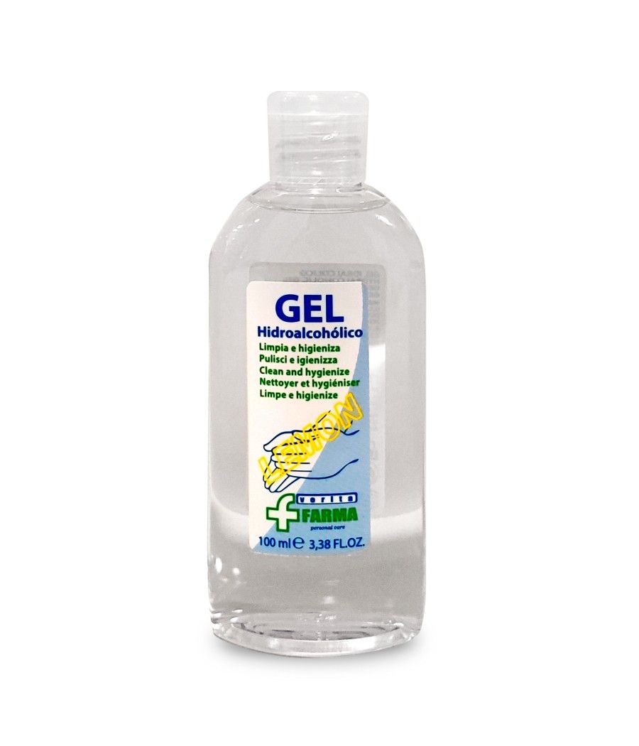 Verita farma gel hidroalcoholico 100ml aroma limon