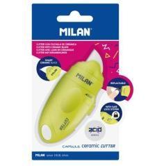 Milan cutter hoja cerámica capsule serie acid blíster amarillo