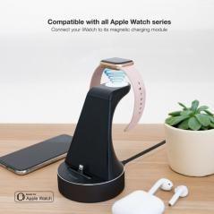 Tooq - base de carga para apple watch y iphone tooq tqcd02l