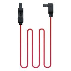 Cable sata nanocable 10.18.0202-oem/ sata hembra - sata hembra/ 0.5m/ rojo