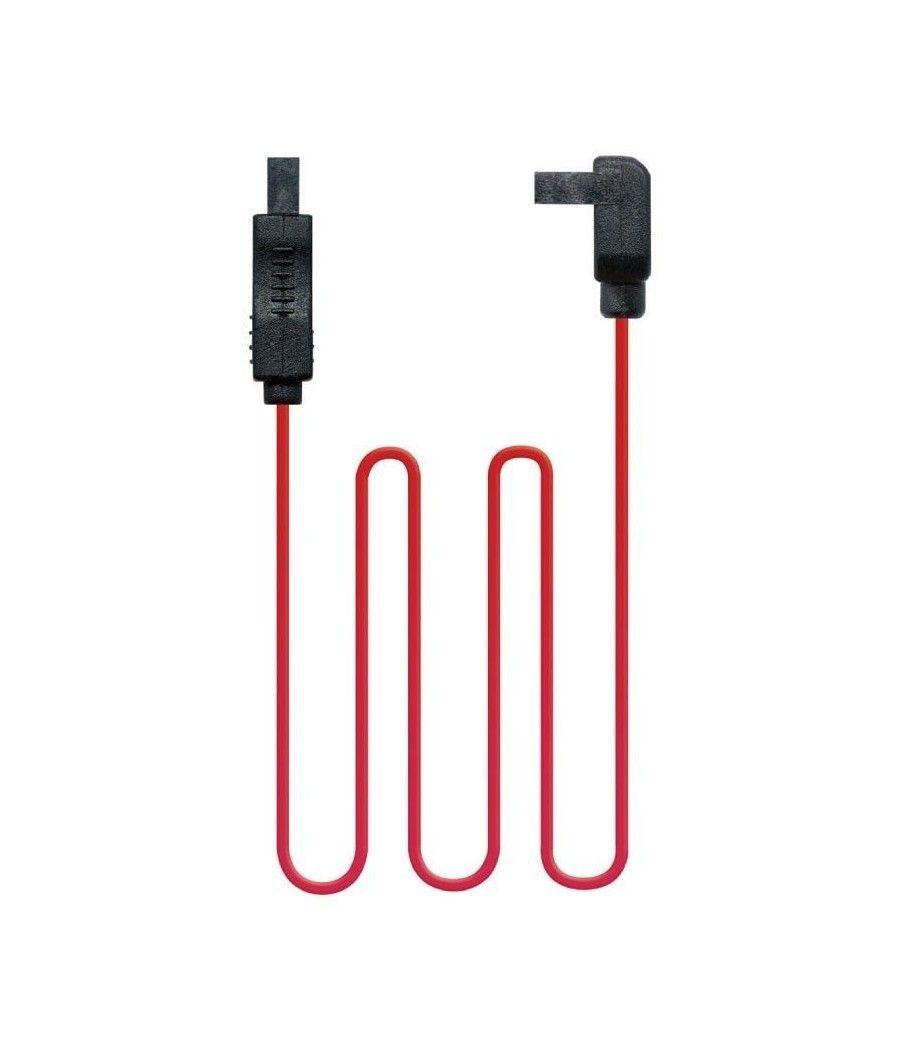 Cable sata nanocable 10.18.0202-oem/ sata hembra - sata hembra/ 0.5m/ rojo
