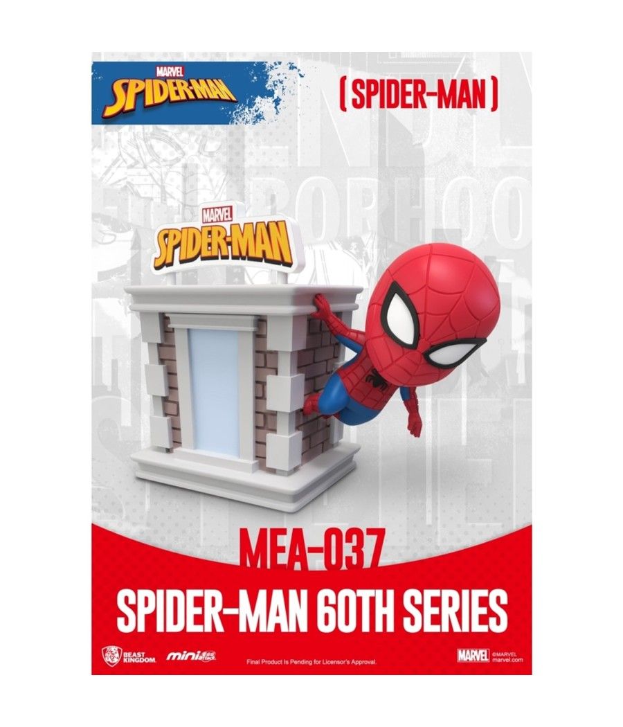 Figura mini egg attack marvel spider - man japones serie 60 aniversario