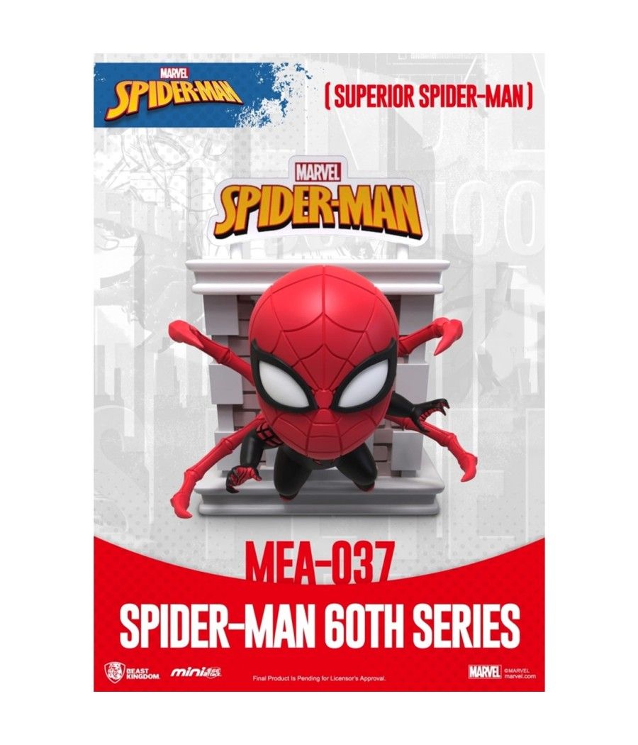 Figura mini egg attack marvel spider - man superior spider - man serie 60 aniversario