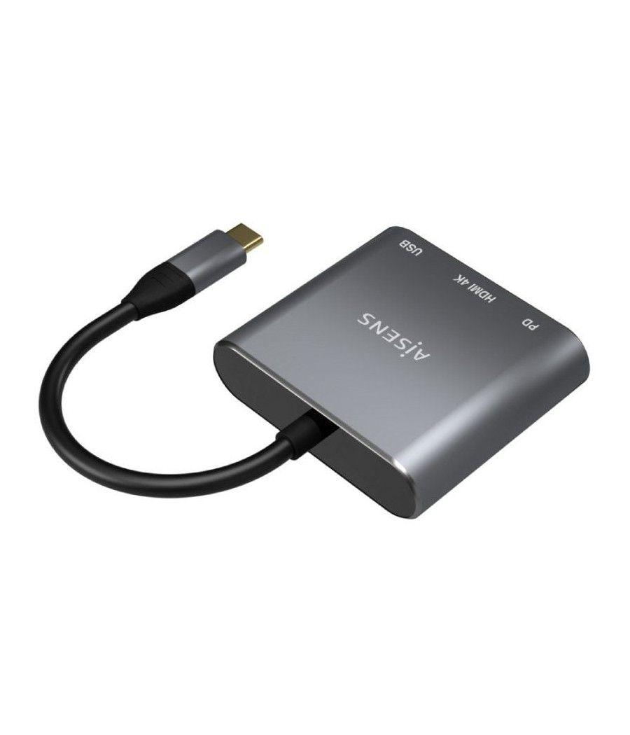 Adaptador usb tipo-c aisens a109-0669/ usb tipo-c macho/ hdmi hembra - usb hembra - usb tipo-c hembra