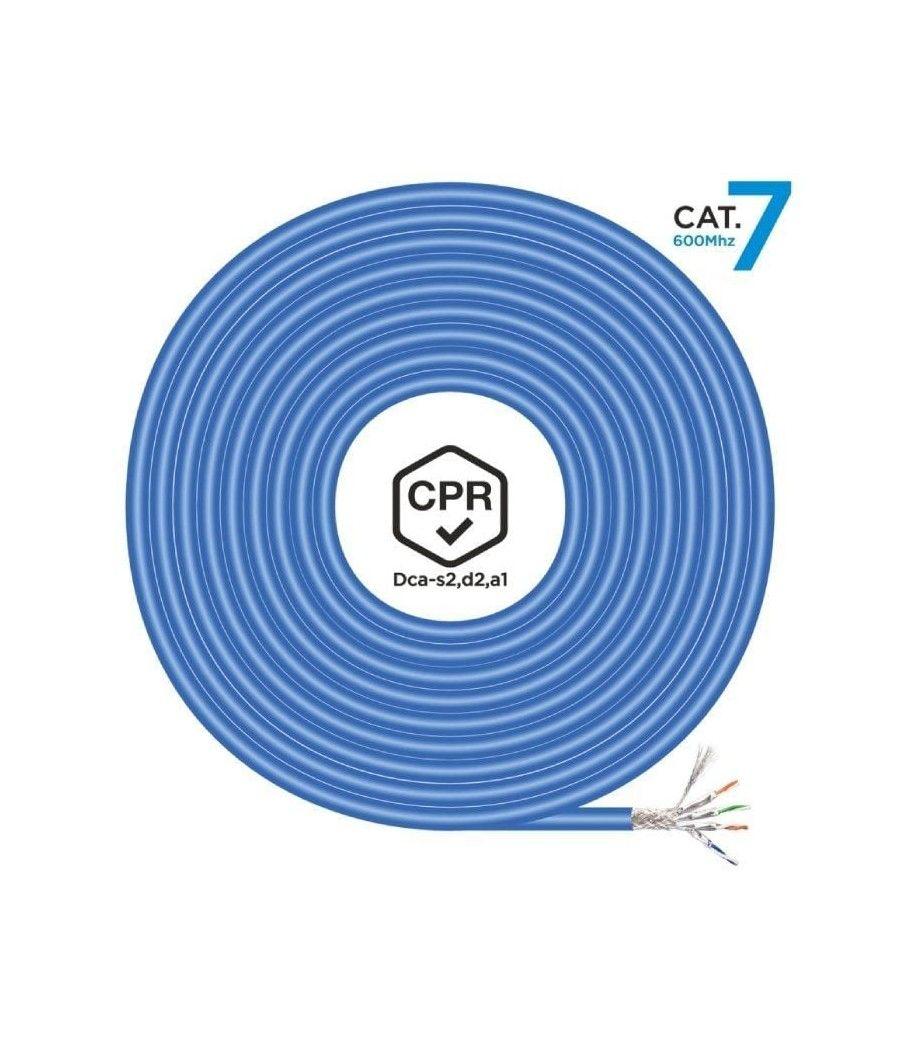Bobina de cable rj45 sftp awg23 lszh cpr dca aisens a146-0665 cat.7/ 305m/ azul