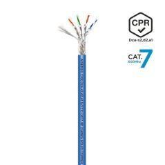 Bobina de cable rj45 sftp awg23 lszh cpr dca aisens a146-0665 cat.7/ 305m/ azul