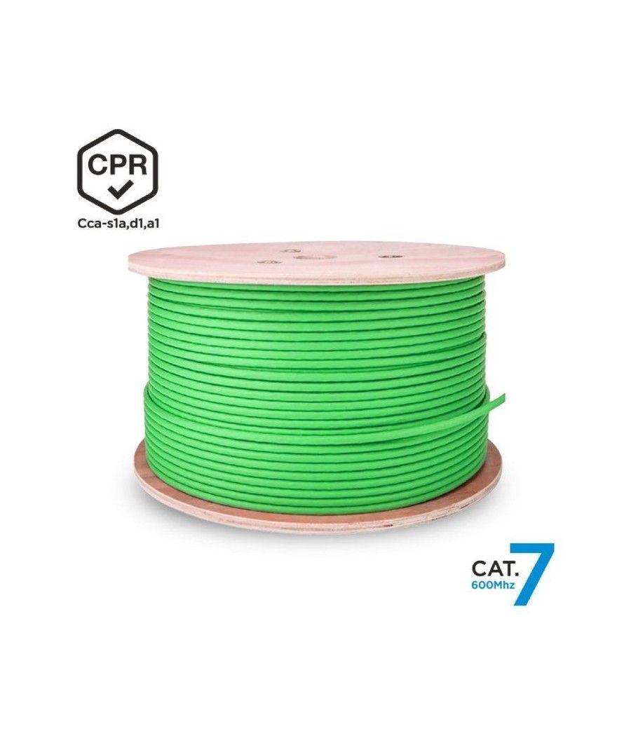 Bobina de cable rj45 sftp awg23 lszh cpr cca aisens a146-0667 cat.7/ 305m/ verde