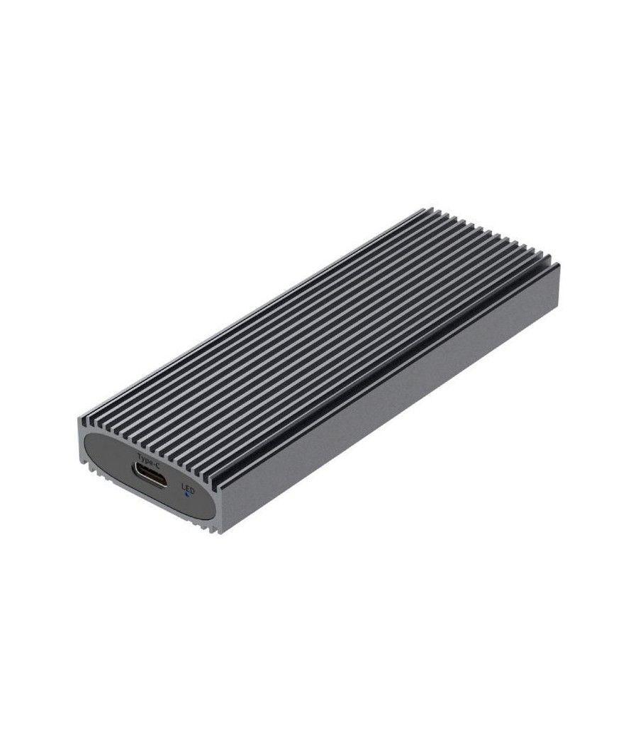 Caja externa para disco ssd m.2 nvme aisens asm2-023gr/ usb 3.2/ sin tornillos