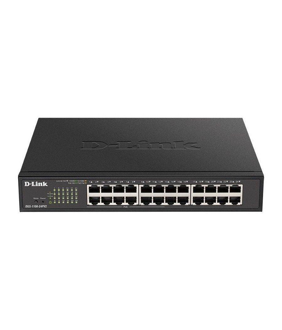 Switch gestionable d-link dgs-1100-24pv2 24 puertos/ rj-45 gigabit 10/100/1000 poe