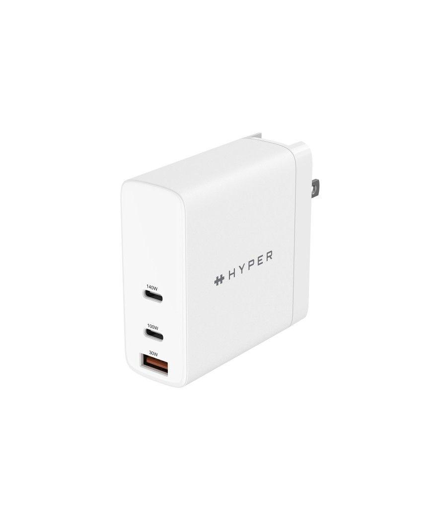 Cargador adaptador hyper hyperjuice 140 w gan charger - global - multi-port