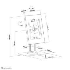 Neomounts by Newstar Soporte de tabletas para mostrador