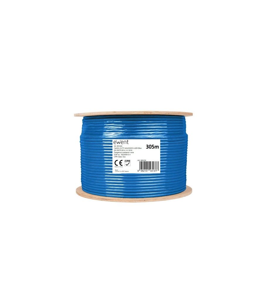 Ewent im1224 cable de red azul 305 m cat6a u/utp (utp)