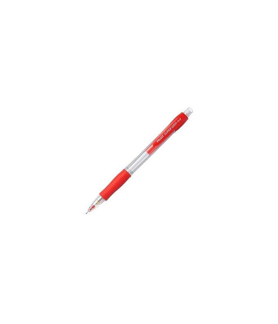 Pilot portaminas h-185 supergrip 0,5mm con goma rojo pack 12 unidades