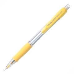 Pilot portaminas h-185 supergrip 0,5mm con goma amarillo pack 12 unidades