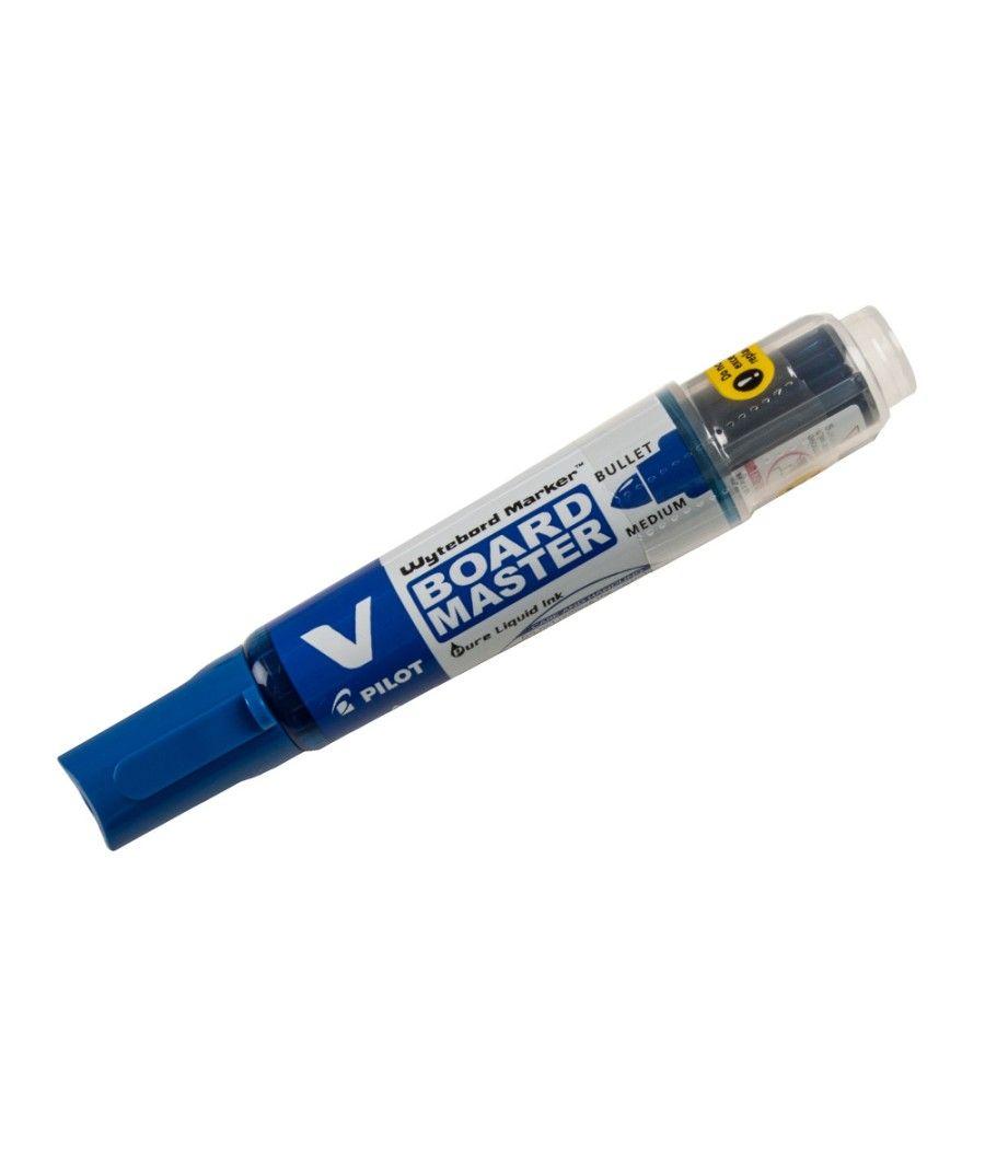 Rotulador pilot v board master para pizarra blanca azul tinta líquida trazo 2,3mm pack 10 unidades