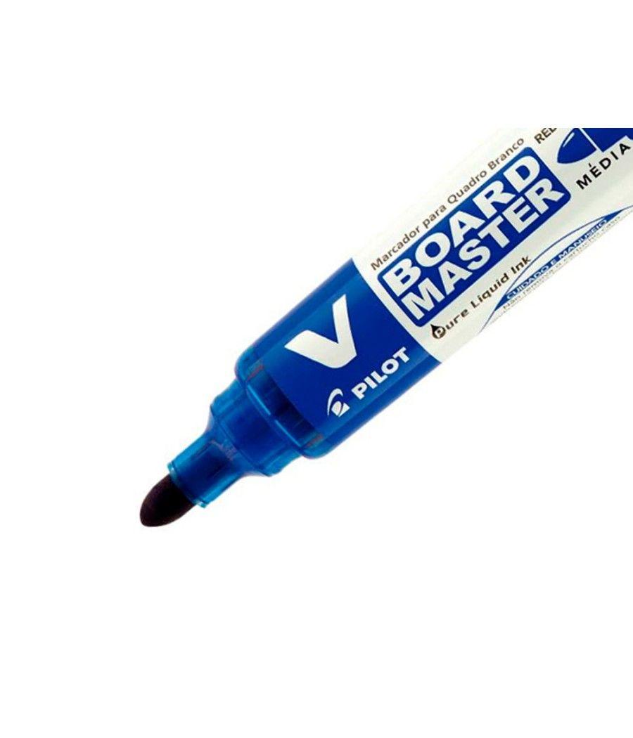 Rotulador pilot v board master para pizarra blanca azul tinta líquida trazo 2,3mm pack 10 unidades