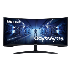 Monitor samsung 34" gaming odyssey g5 g55t ultra wqhp curvo