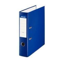 Esselte archivador palanca folio lomo ancho pp interior forrado en papel rado cantoneras azul