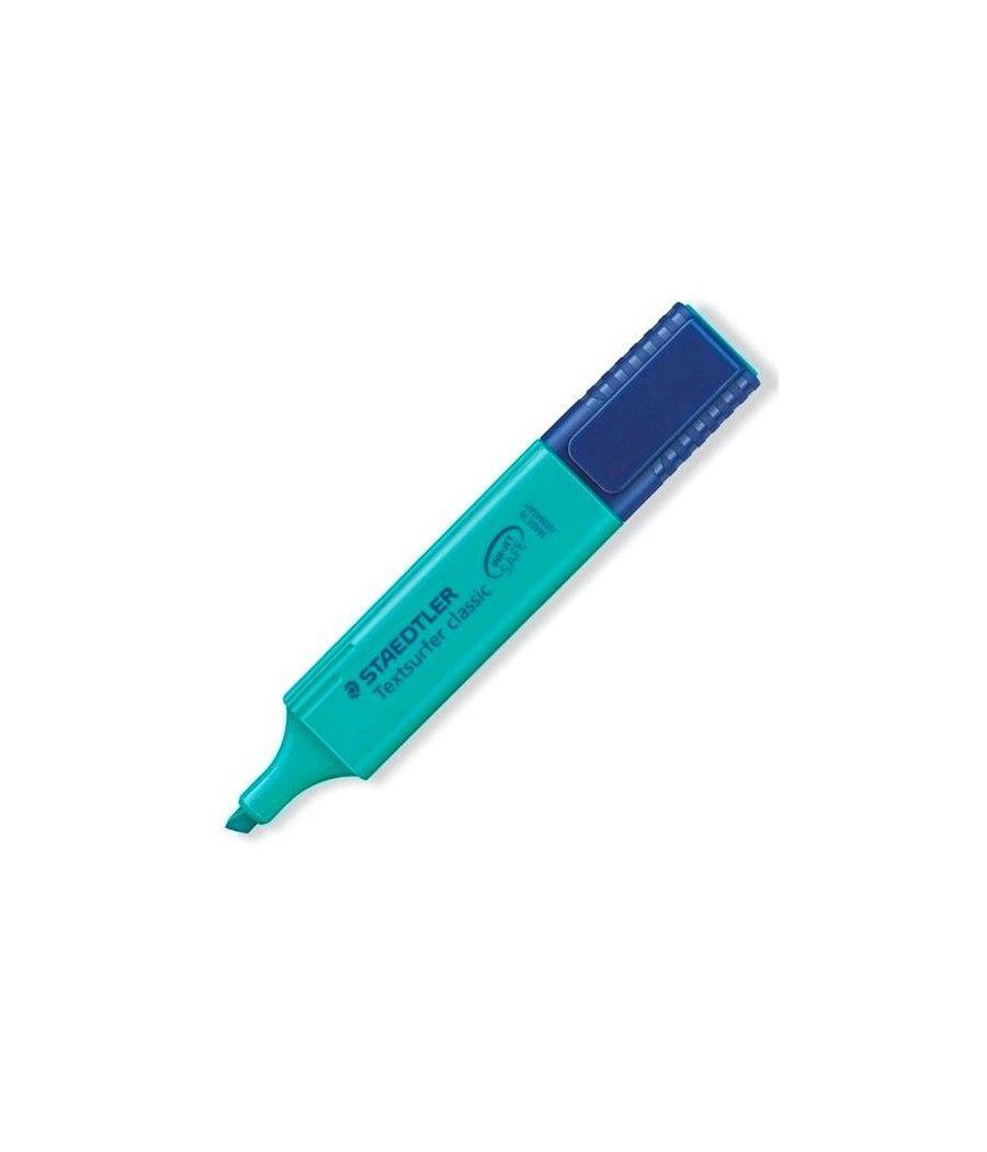 Staedtler marcador fluorescente textsurfer classic turquesa pack 10 unidades