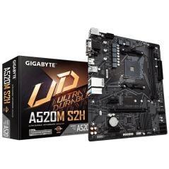 Placa base gigabyte a520m s2h am4 m - atx - 2 x ddr4 - 4 x usb 3.2 - 2 x usb 2.0 - 1 x hdmi - 1 x dvi - d - 1 x ps - 2 - 1x rj45