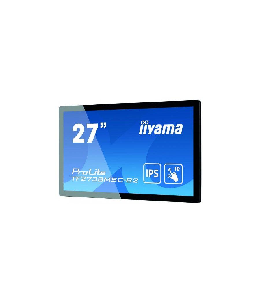 Iiyama prolite tf2738msc-b2 monitor pantalla táctil 68,6 cm (27") 1920 x 1080 pixeles multi-touch multi-usuario negro