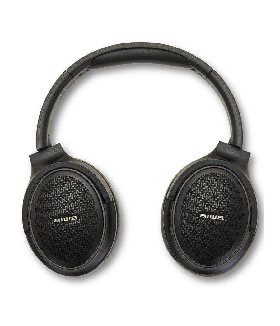 Auriculares inalámbricos aiwa hst-250bt/bk/ con micrófono/ bluetooth/ negro