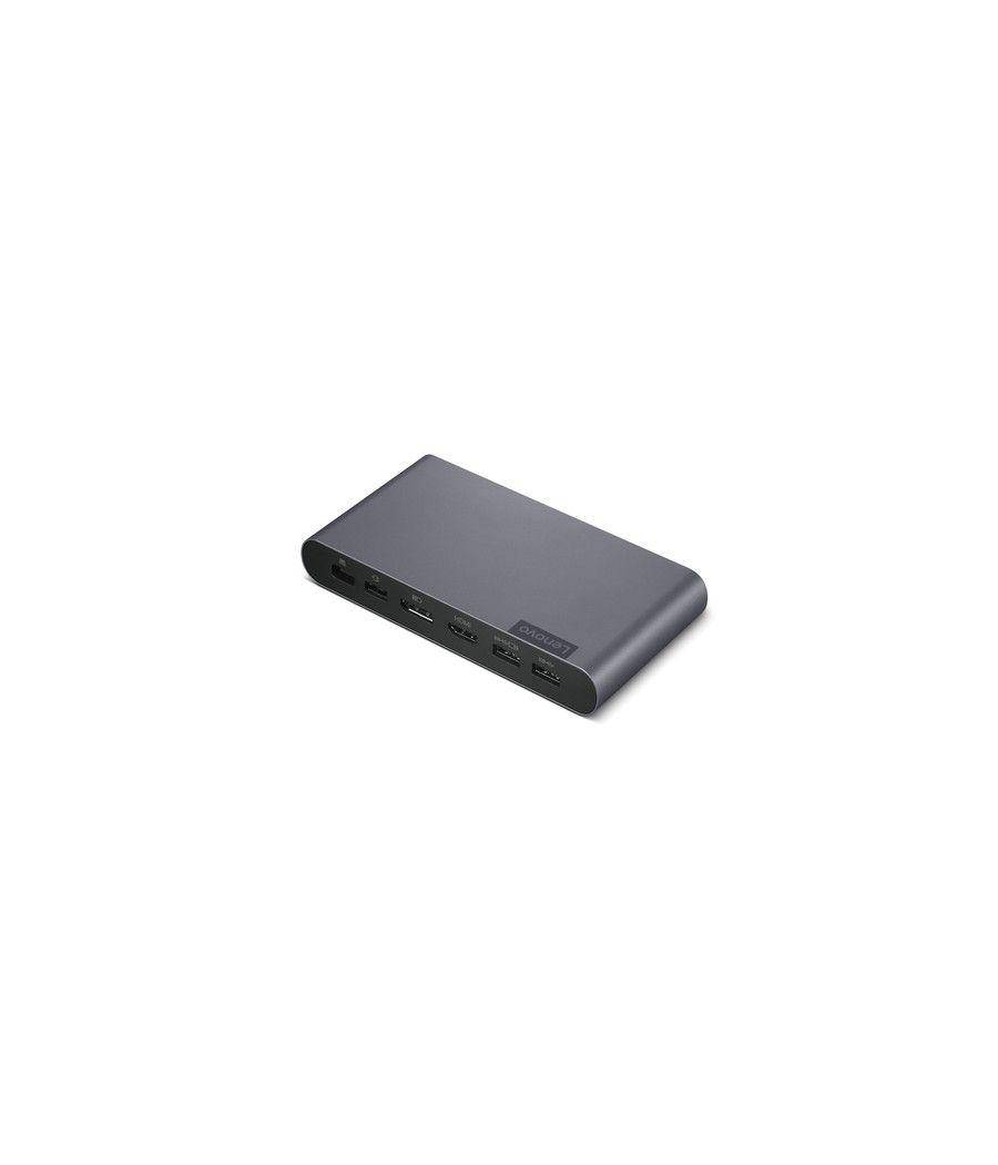 Lenovo 40B30090EU base para portátil y replicador de puertos 2 x USB 3.2 Gen 2 (3.1 Gen 2) Type-C Gris